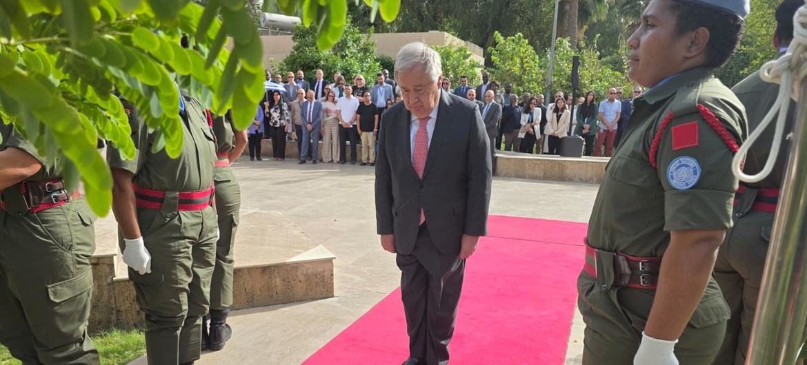 In Baghdad, Guterres affirms UN will never forget staff killed in Canal Hotel attack